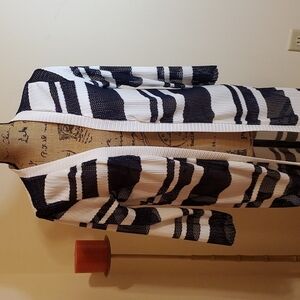 Ana & Kate Navy & White long cardigan size Medium